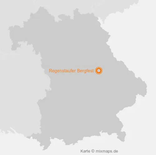 Karte Bayern: Regenstaufer Bergfest, Regenstauf