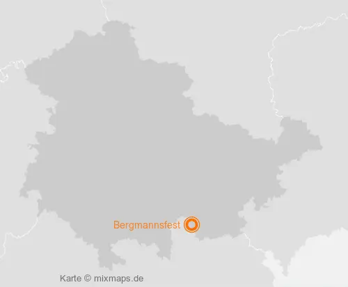 Karte Thüringen: Bergmannsfest, Lehesten