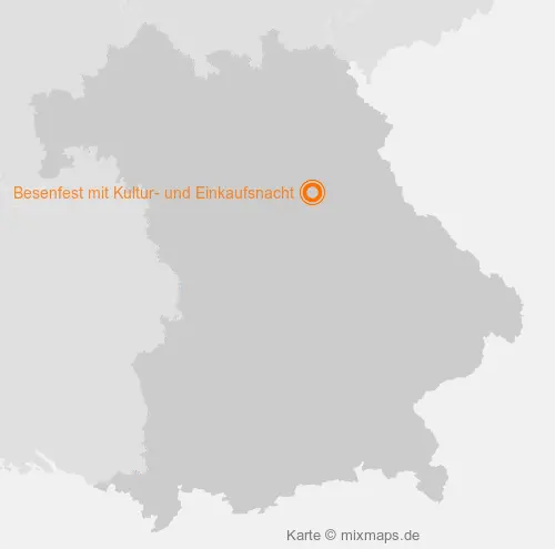 Karte Bayern: Besenfest mit Kultur- und Einkaufsnacht, Sulzbach-Rosenberg