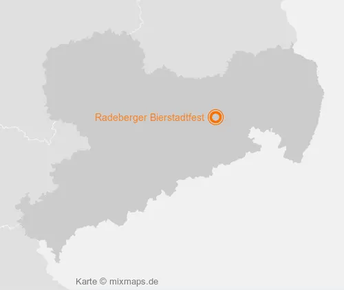 Karte Sachsen: Radeberger Bierstadtfest, Radeberg