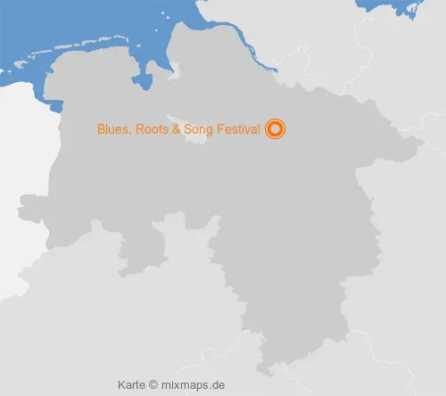 Karte Niedersachsen: Blues, Roots & Song Festival, Schneverdingen