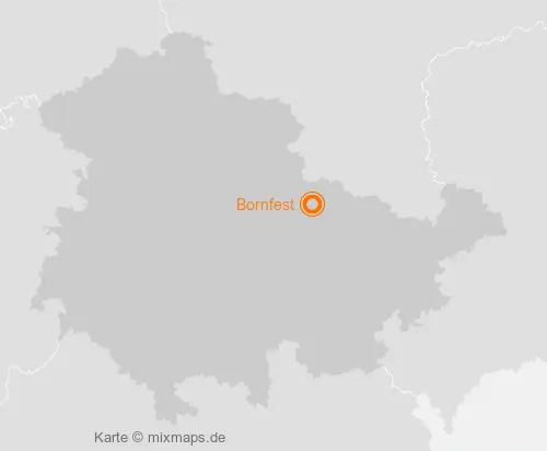 Karte Thüringen: Bornfest, Apolda