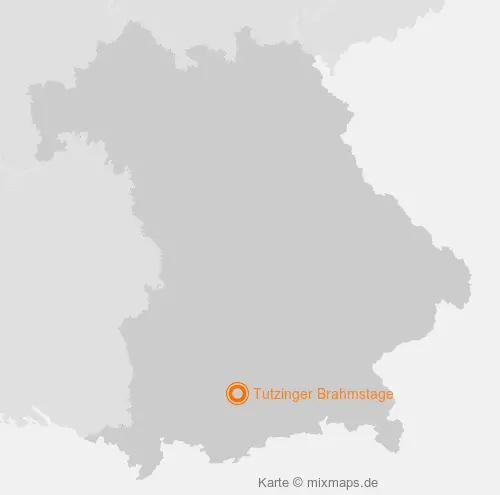 Karte Bayern: Tutzinger Brahmstage, Tutzing