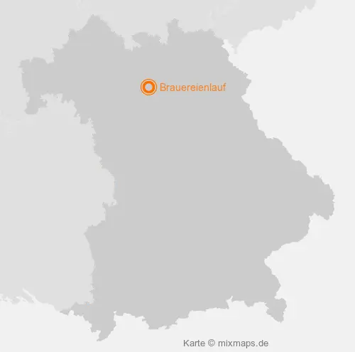 Karte Bayern: Brauereienlauf, Strullendorf