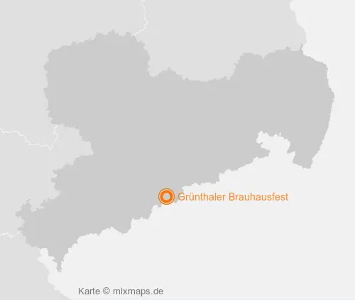 Karte Sachsen: Grünthaler Brauhausfest, Olbernhau