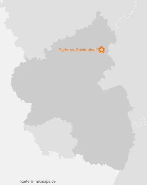Karte Rheinland-Pfalz: Bodener Brinkenlauf, Boden