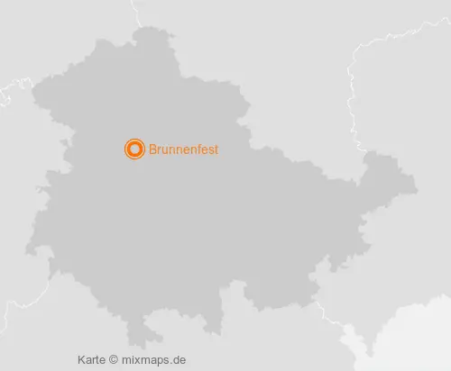 Karte Thüringen: Brunnenfest, Bad Langensalza