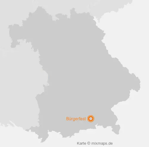 Karte Bayern: Bürgerfest, Bad Aibling