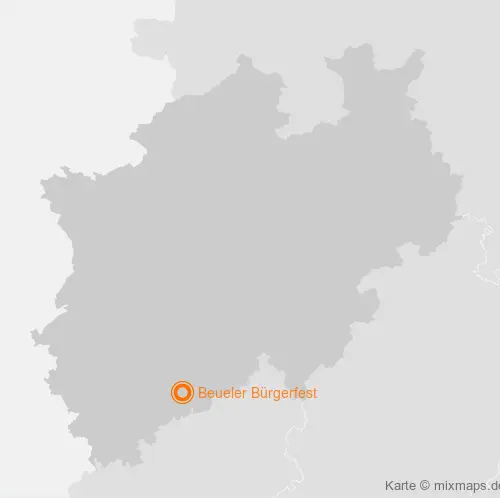 Karte Nordrhein-Westfalen: Beueler Bürgerfest, Beuel