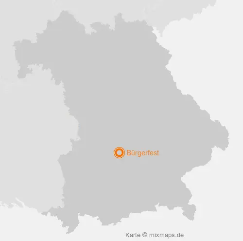 Karte Bayern: Bürgerfest, Gerolsbach