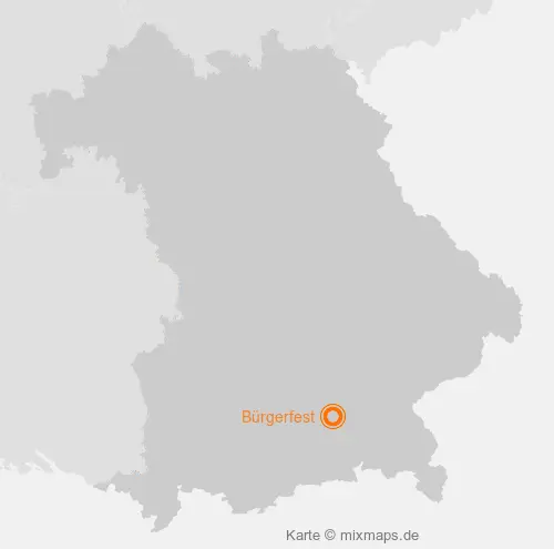 Karte Bayern: Bürgerfest, Grafing bei München