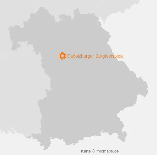 Karte Bayern: Cadolzburger Burgfestspiele, Cadolzburg