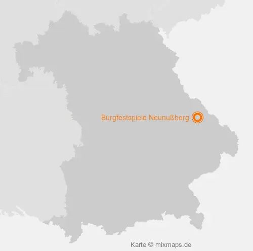 Karte Bayern: Burgfestspiele Neunußberg, Viechtach