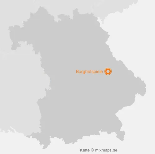 Karte Bayern: Burghofspiele, Falkenstein