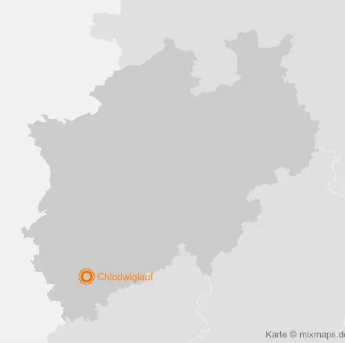 Karte Nordrhein-Westfalen: Chlodwiglauf, Zülpich