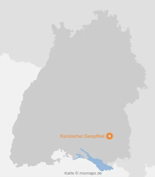 Karte Baden-Württemberg: Kürnbacher Dampffest, Kürnbach