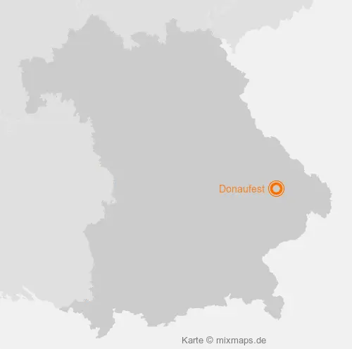 Karte Bayern: Donaufest, Deggendorf