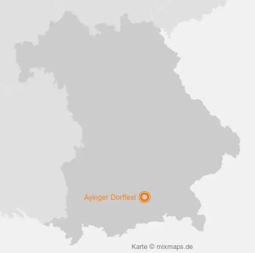 Karte Bayern: Ayinger Dorffest, Aying