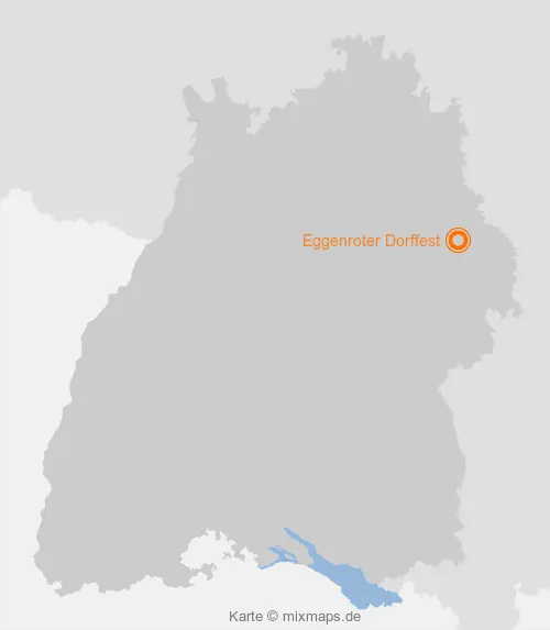 Karte Baden-Württemberg: Eggenroter Dorffest, Eggenrot