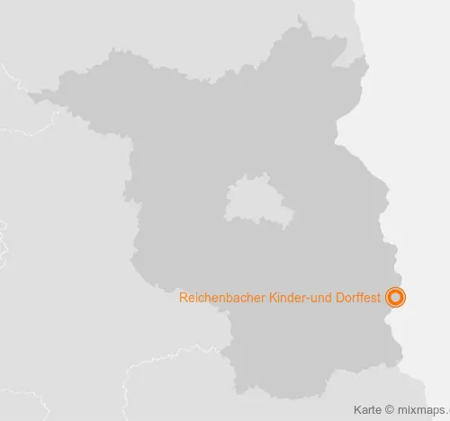 Karte Brandenburg: Reichenbacher Kinder-und Dorffest, Guben