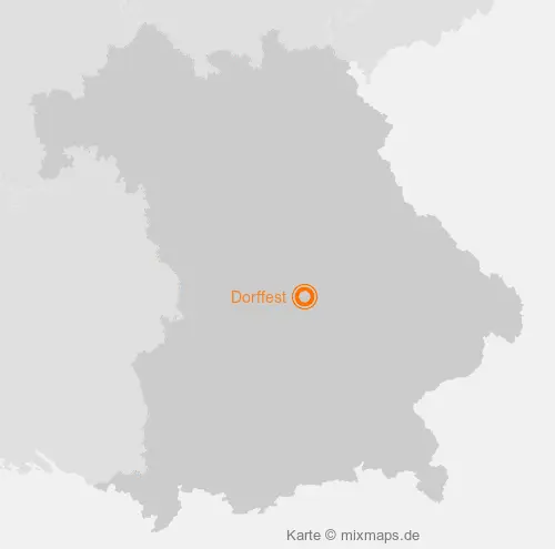 Karte Bayern: Dorffest, Forchheim