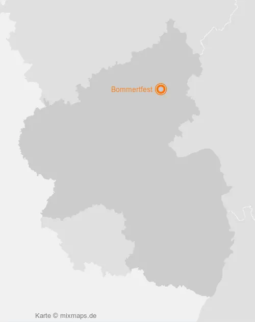 Karte Rheinland-Pfalz: Bommertfest, Hilgert