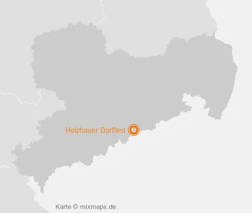 Karte Sachsen: Holzhauer Dorffest, Holzhau