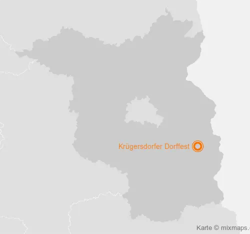 Karte Brandenburg: Krügersdorfer Dorffest, Krügersdorf