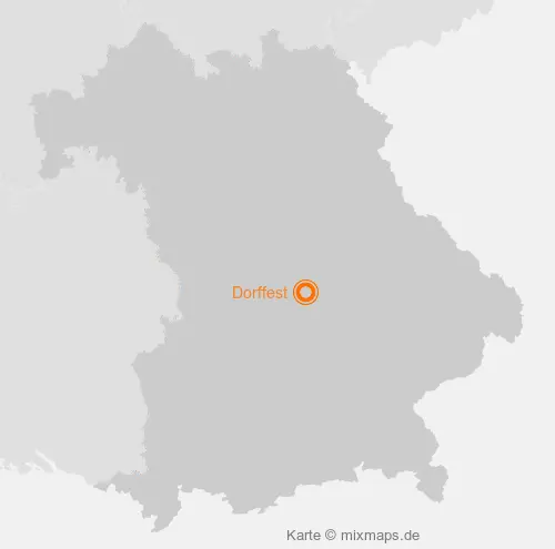 Karte Bayern: Dorffest, Lobsing