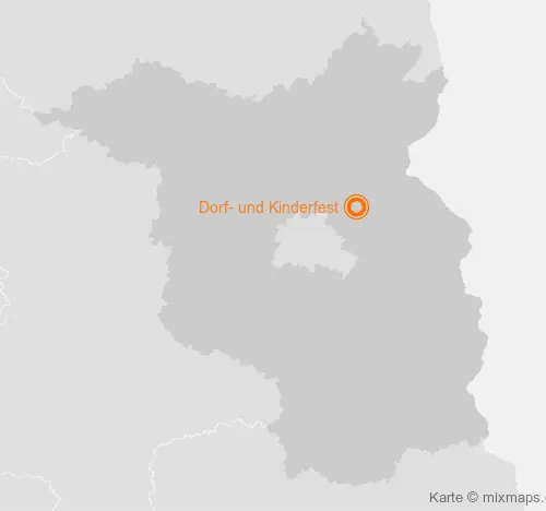 Karte Brandenburg: Dorf- und Kinderfest, Schönfeld