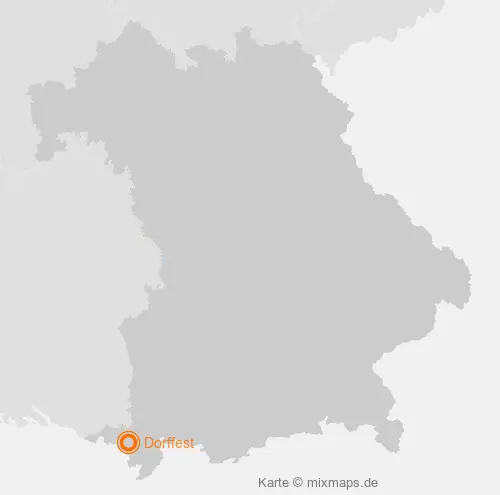 Karte Bayern: Dorffest, Thalkirchdorf