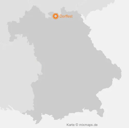 Karte Bayern: Dorffest, Waldsachsen