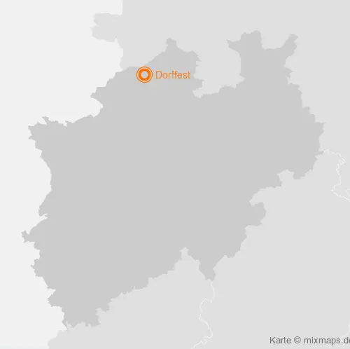 Karte Nordrhein-Westfalen: Dorffest, Wettringen