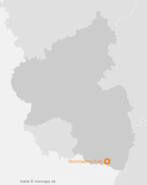 Karte Rheinland-Pfalz: Dornröschen-Fest, Dörrenbach