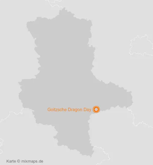 Karte Sachsen-Anhalt: Goitzsche Dragon Day, Bitterfeld-Wolfen