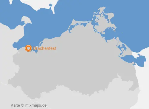 Karte Mecklenburg-Vorpommern: Drachenfest, Boltenhagen