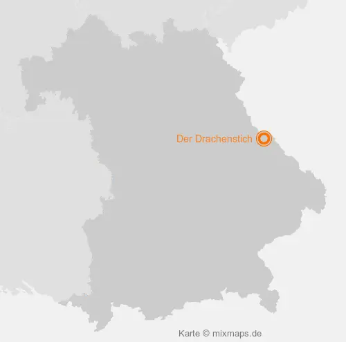 Karte Bayern: Der Drachenstich, Furth im Wald