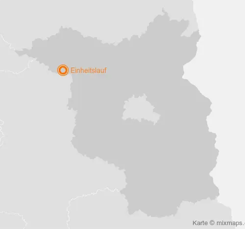 Karte Brandenburg: Einheitslauf, Glöwen