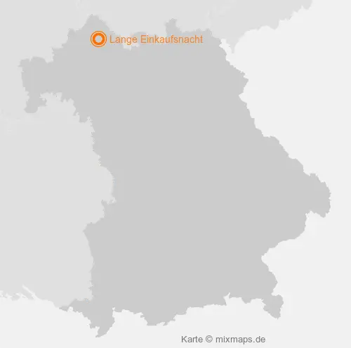 Karte Bayern: Lange Einkaufsnacht, Bad Neustadt an der Saale