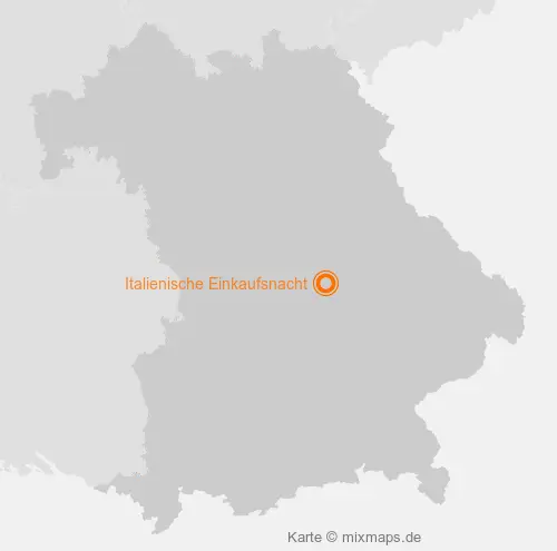 Karte Bayern: Italienische Einkaufsnacht, Kelheim