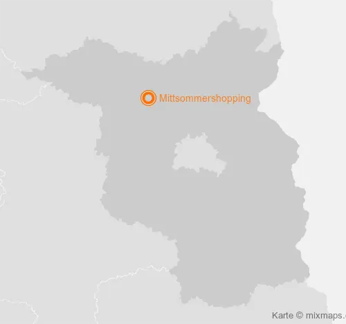 Karte Brandenburg: Mittsommershopping, Neuruppin