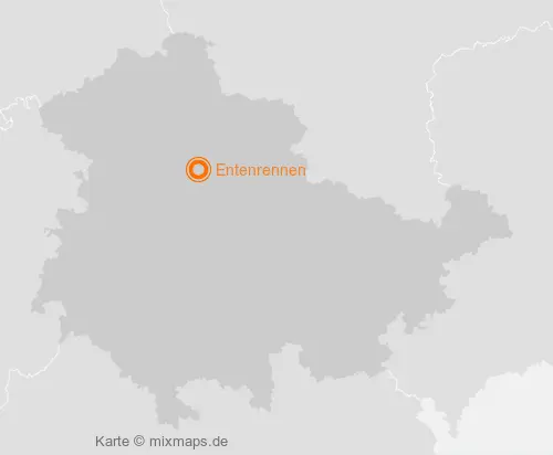 Karte Thüringen: Entenrennen, Bad Tennstedt