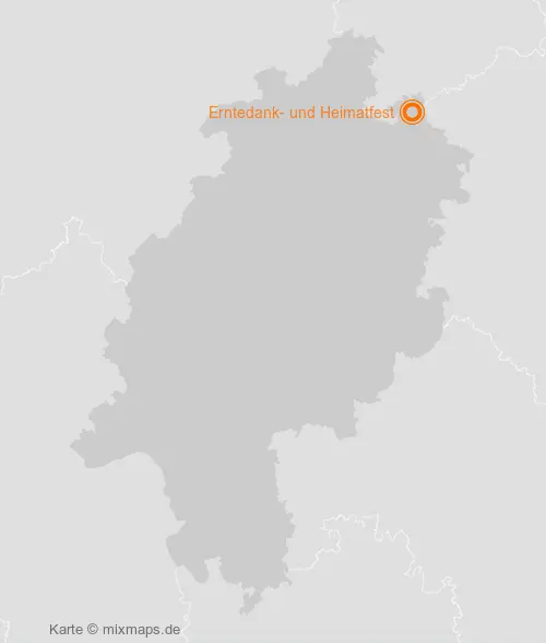 Karte Hessen: Erntedank- und Heimatfest, Witzenhausen