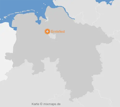 Karte Niedersachsen: Erntefest, Schwanewede