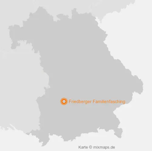 Karte Bayern: Friedberger Familienfasching, Friedberg