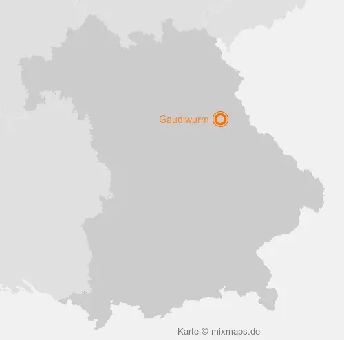 Karte Bayern: Gaudiwurm, Pfreimd