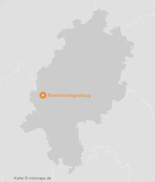 Karte Hessen: Rosenmontagsumzug, Weilburg