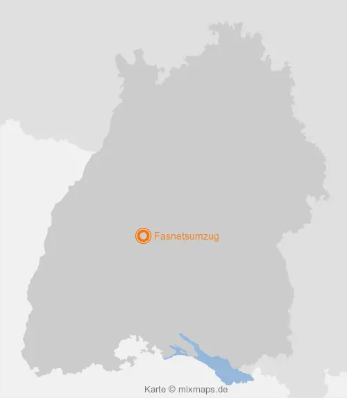 Karte Baden-Württemberg: Fasnetsumzug, Horb am Neckar