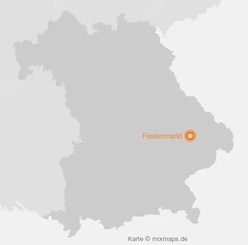 Karte Bayern: Fastenmarkt, Plattling