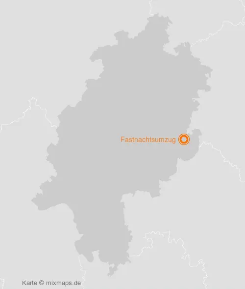 Karte Hessen: Fastnachtsumzug, Hofbieber